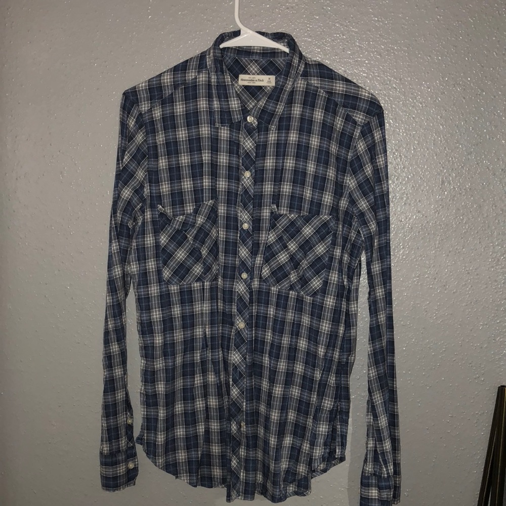 Plaid Abercrombie button down